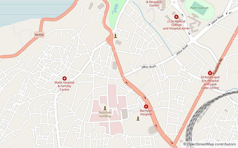 soniji ki nasiya hall ajmer location map