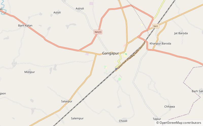 Gangapur location map