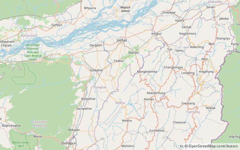 Dhekiakhowa Bornamghar location map