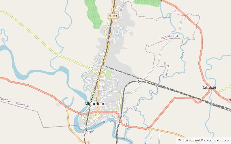 alipurduar college location map