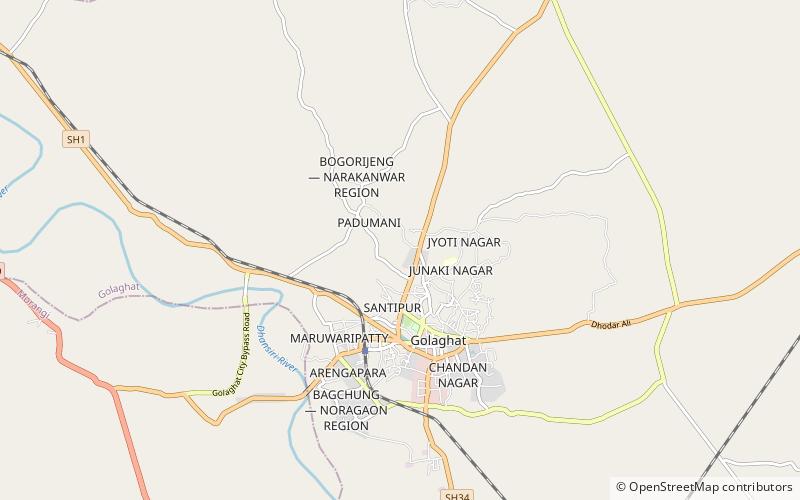 Golaghat Baptist Church location map