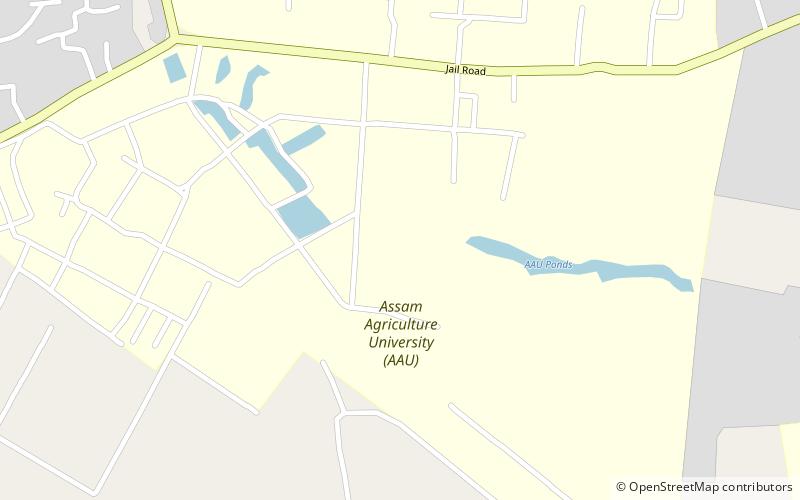 Assam Agricultural University location map