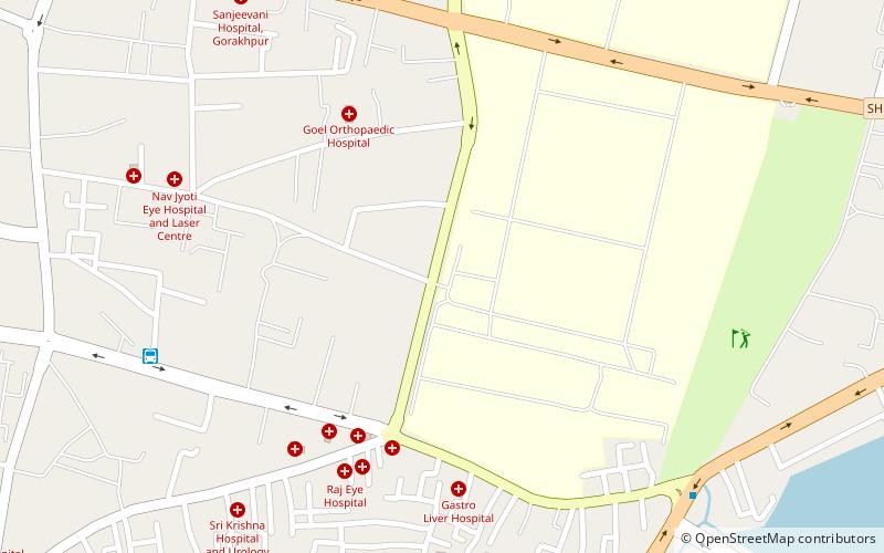 Deen Dayal Upadhyay Gorakhpur University location map