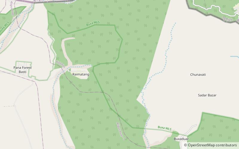 raimatang parque nacional de buxa location map