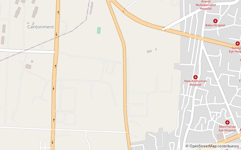 Ayodhya location map