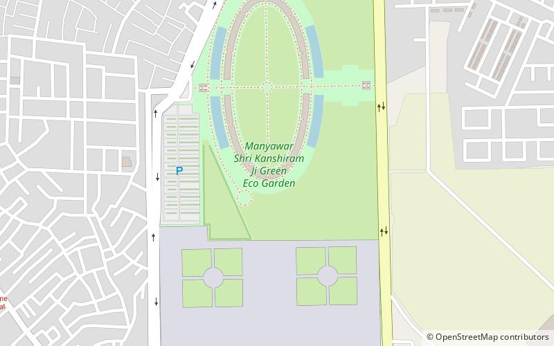 Manyawar Shri Kanshiram Ji Green Eco Garden location map