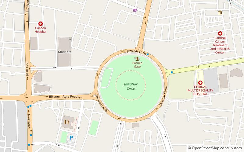 Jawahar Circle location map