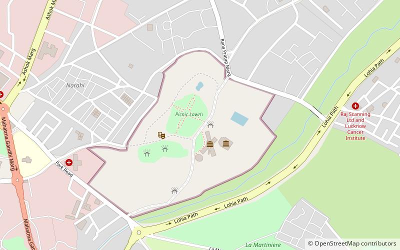 nawab wajid ali shah zoological garden lucknow location map
