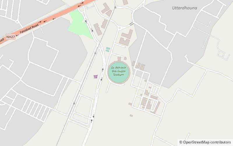 Dr. Akhilesh Das Gupta Stadium location map