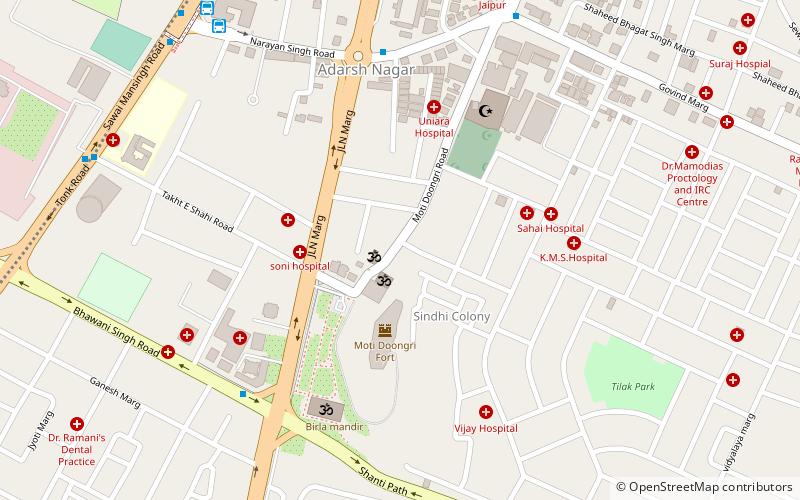Moti Dungri location map