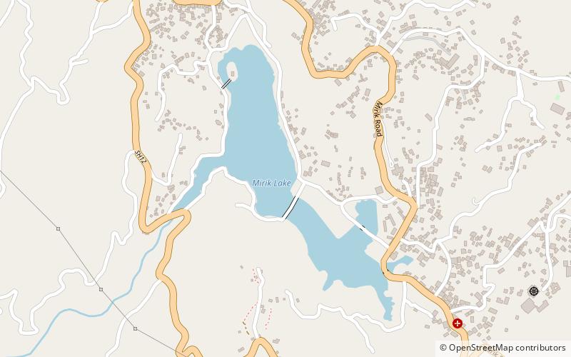 Mirik Lake location map