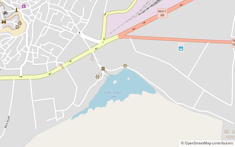 Gadisar Lake location map