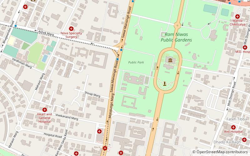 Maharaja College location map