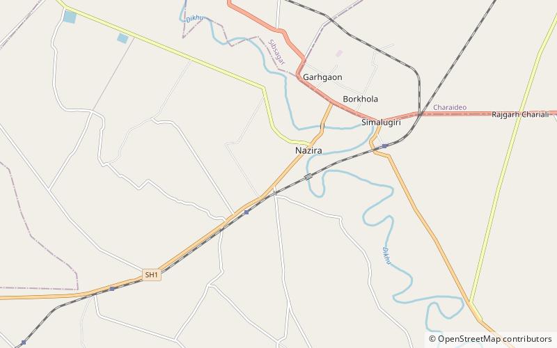 nazira sibsagar location map