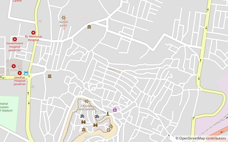 havelis jaisalmer location map