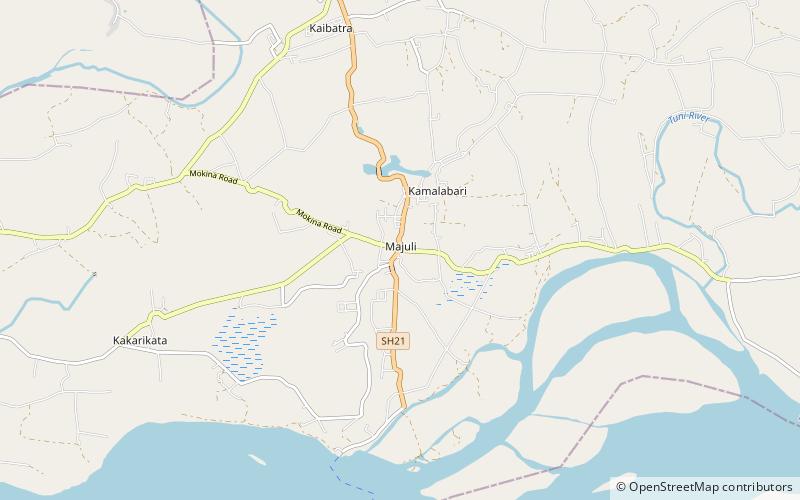 kamalabari majuli location map