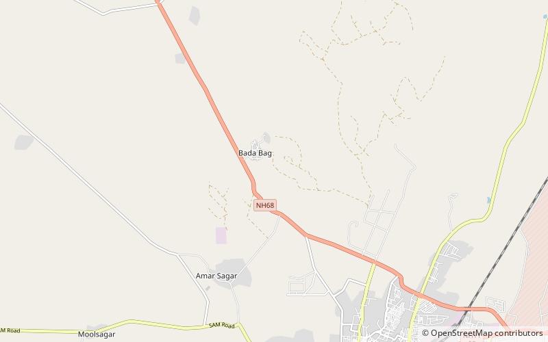 Bada Bagh location map
