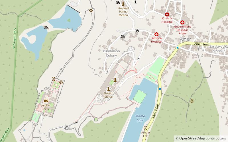 shila mata mandir amber fort jaipur location map