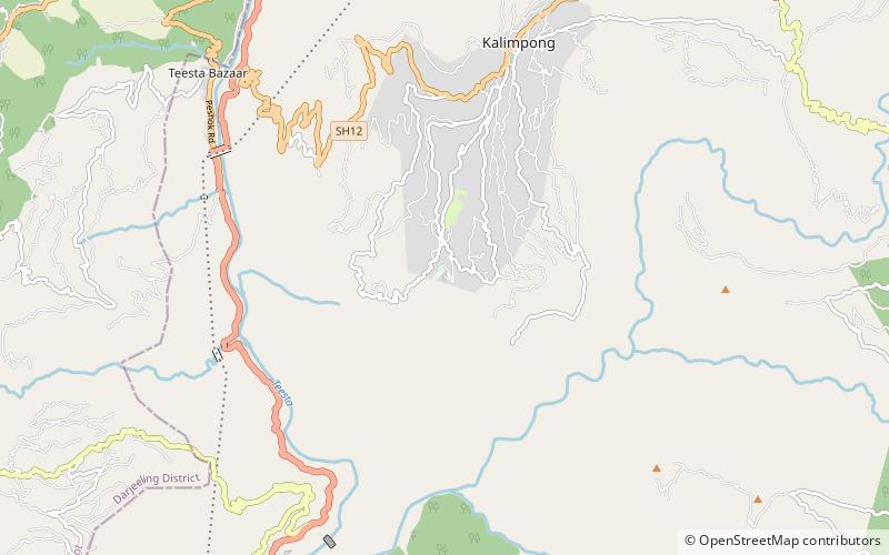 Zang Dhok Palri Monastery location map