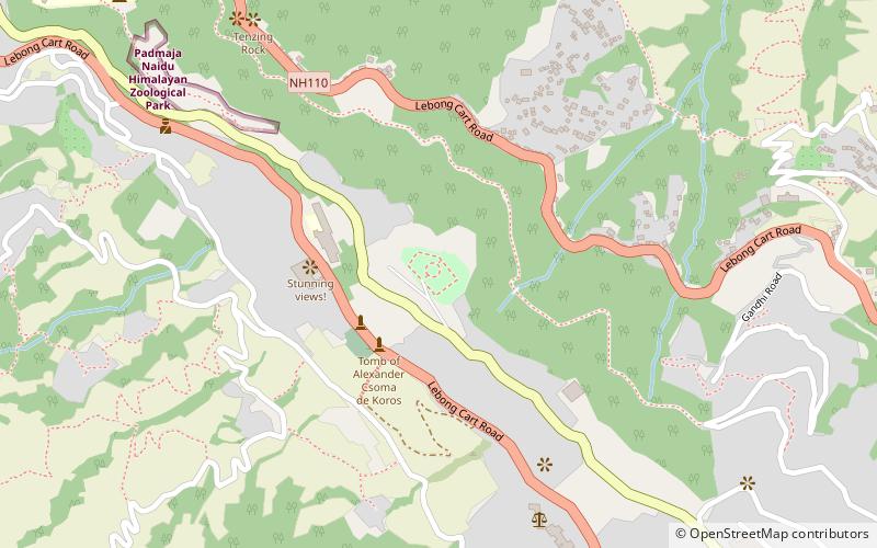 Nightingale Park/Shrubbery Park location map