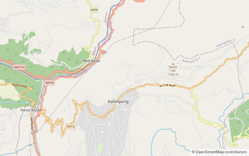 bhalukhop kalimpong location map