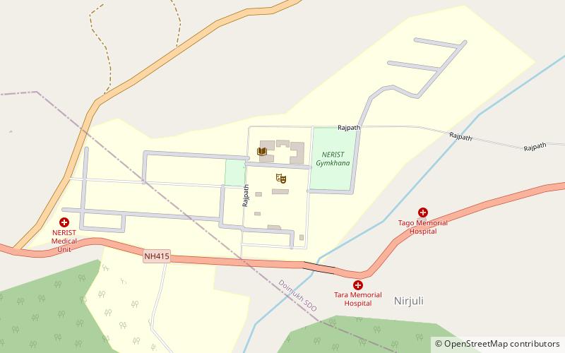NERIST auditorium location map
