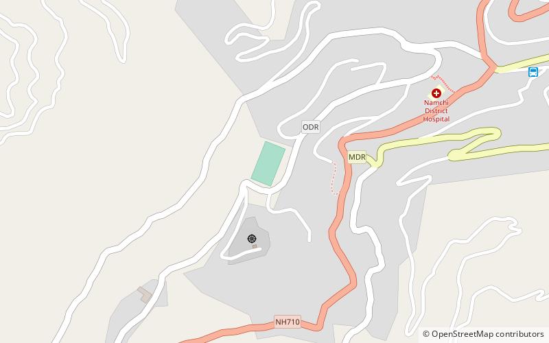 Bhaichung Stadium location map