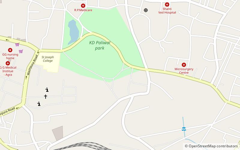 dr bhimrao ambedkar university agra location map