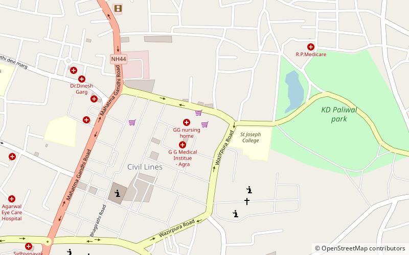 Ashok Cosmos Mall location map