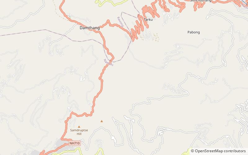 Tendong Gumpa location map