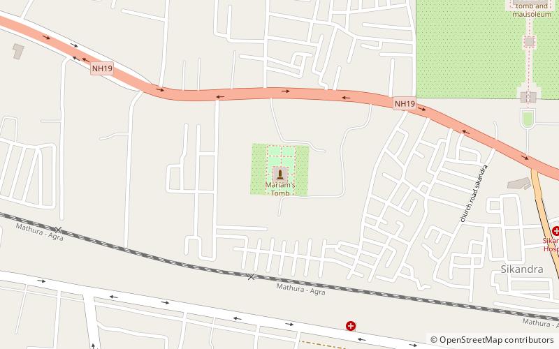 Mariam's Tomb location map