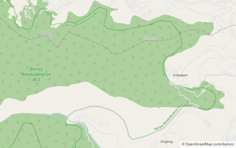 daramdin varsey rhododendron sanctuary location map