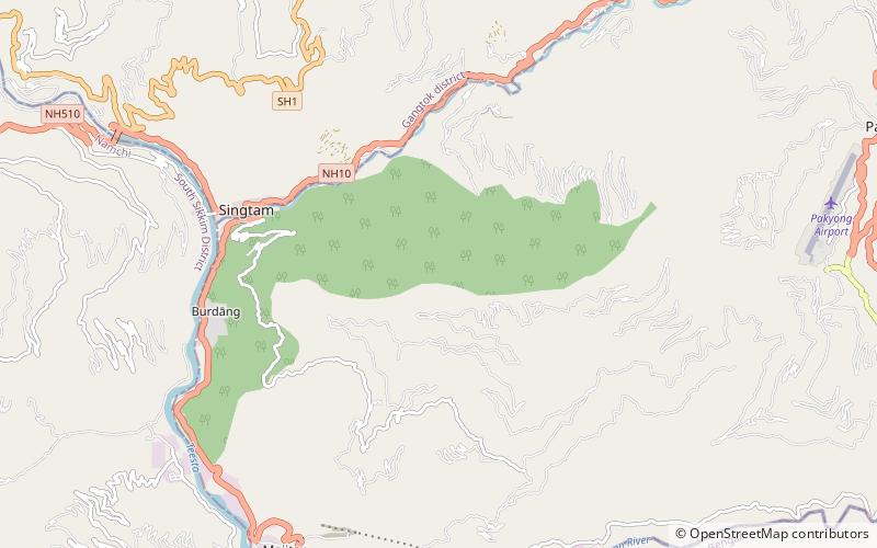 sumin reserve forest location map