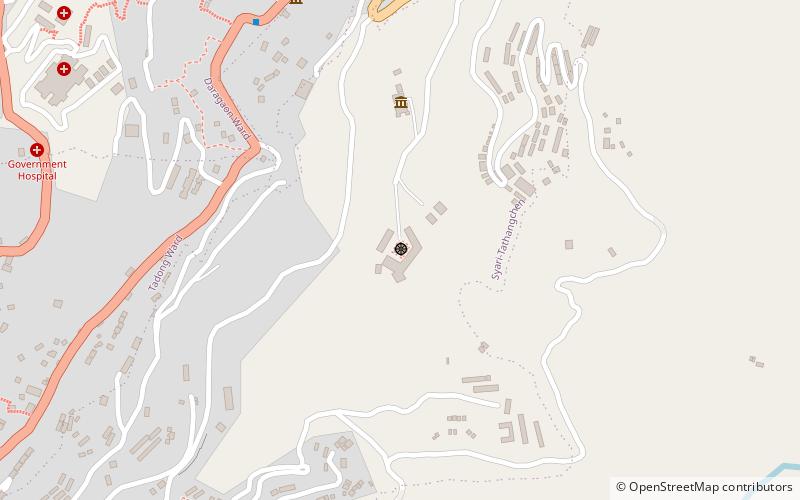 doduci chorten monastery gangtok location map