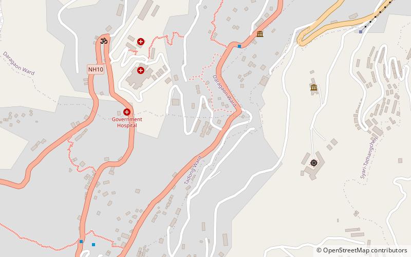 sikkim government college gangtok location map