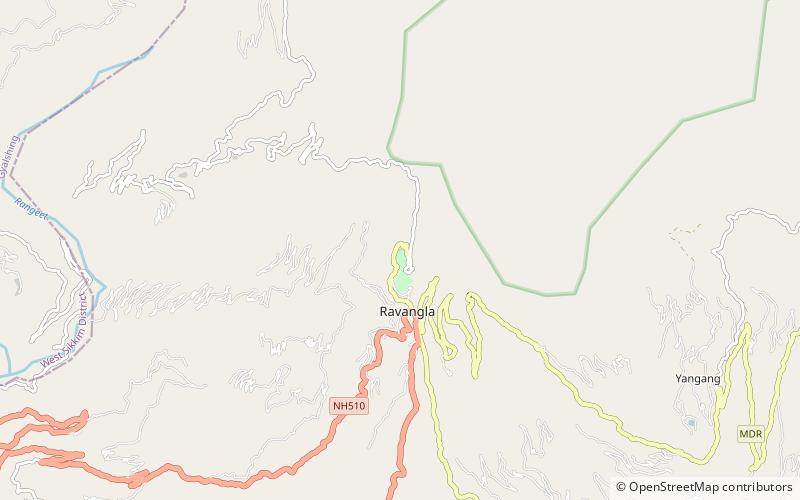 buddha statue ravangla location map
