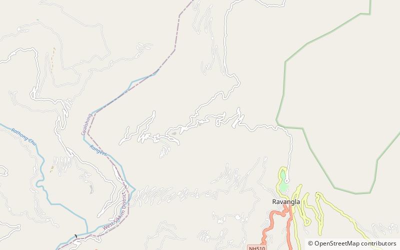 Monastère de Ralang location map