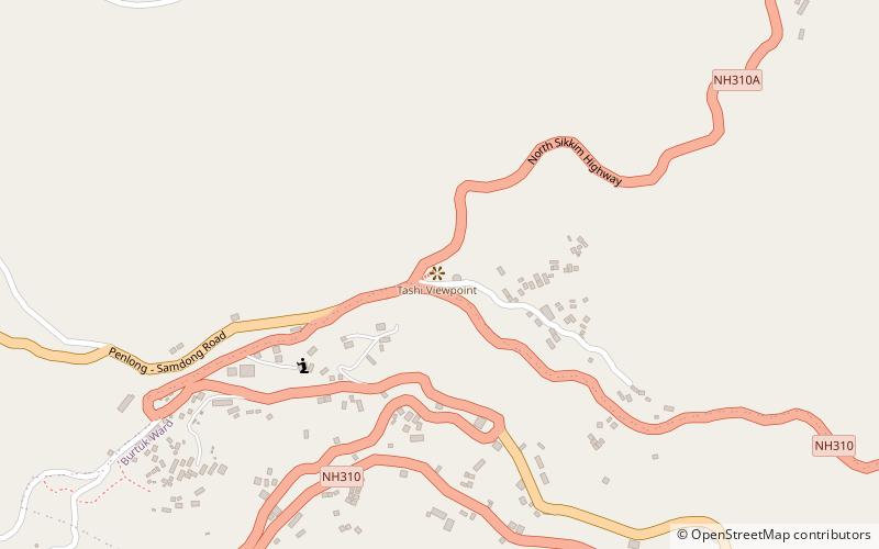 tashi viewpoint gangtok location map