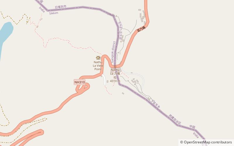 vallee de chumbi location map