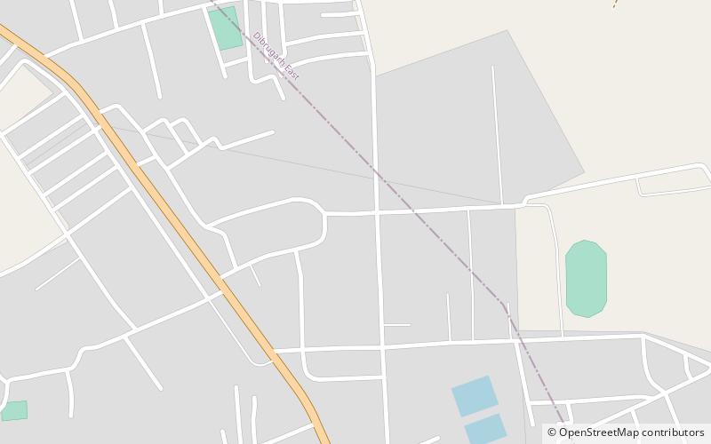 Dibrugarh University location map