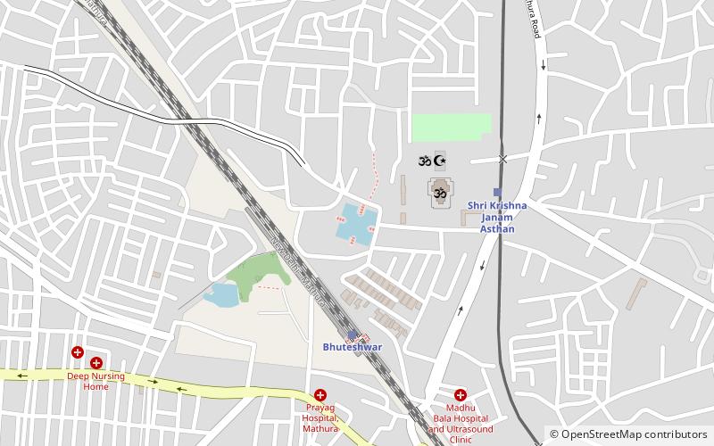 potrakund mathura location map