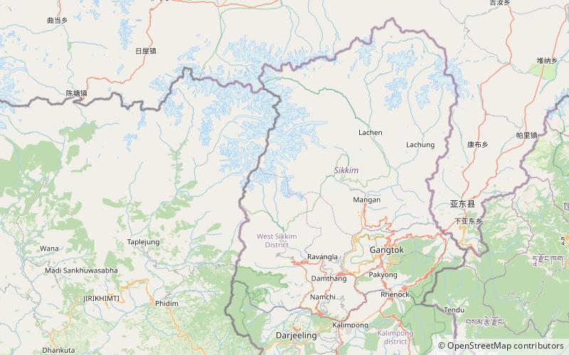 Mount Pandim location map