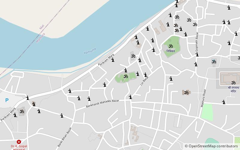 lalita kunda vrindavan location map