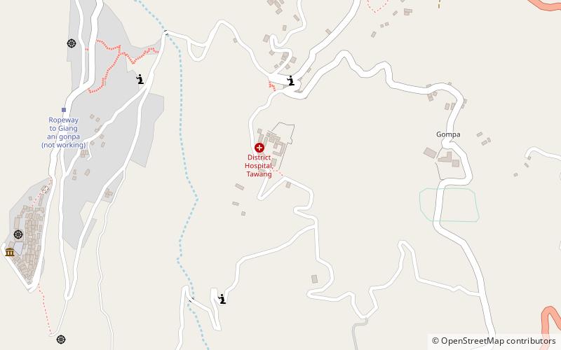 Urgelling Monastery location map