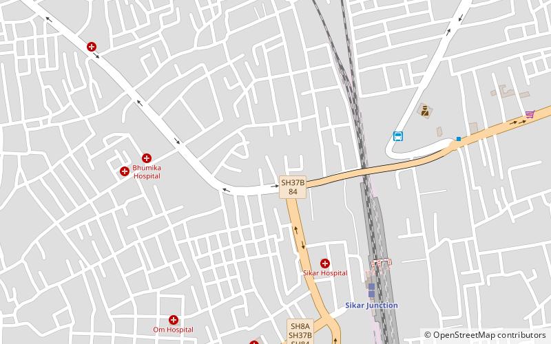 sikar city location map