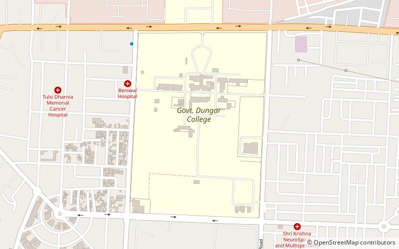 dungar college bikaner location map