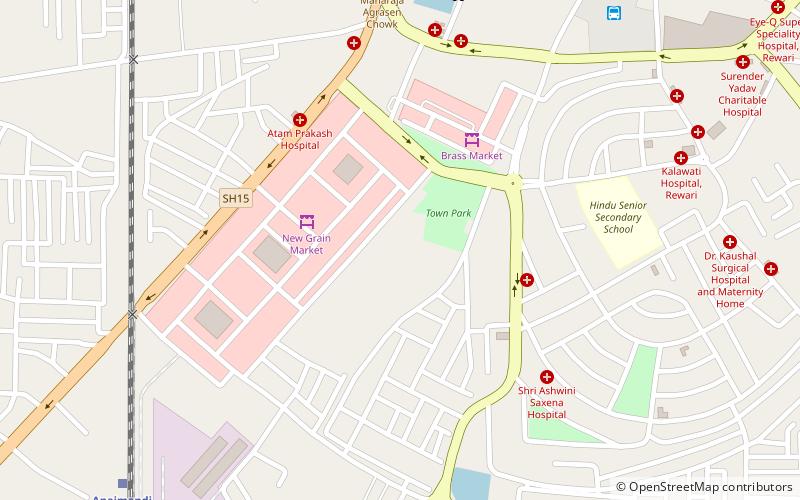 rewari block of rewari district location map