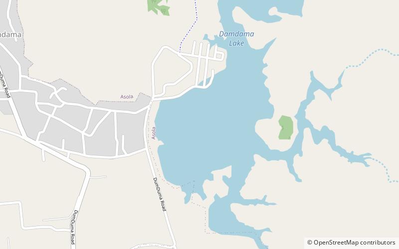 Damdama Lake location map