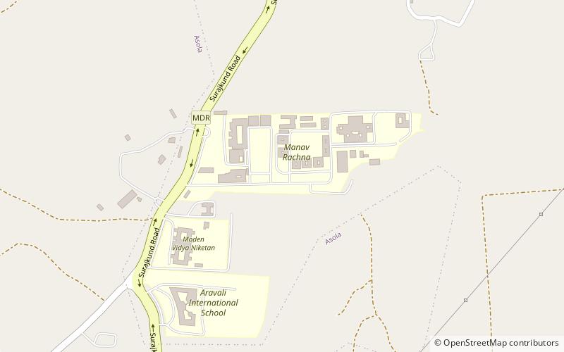 manav rachna university faridabad location map