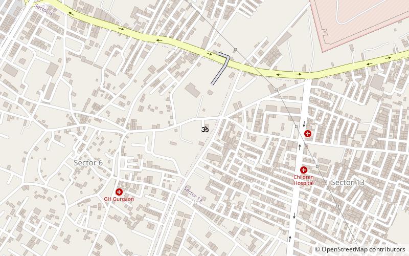 sheetla mata mandir gurgaon location map